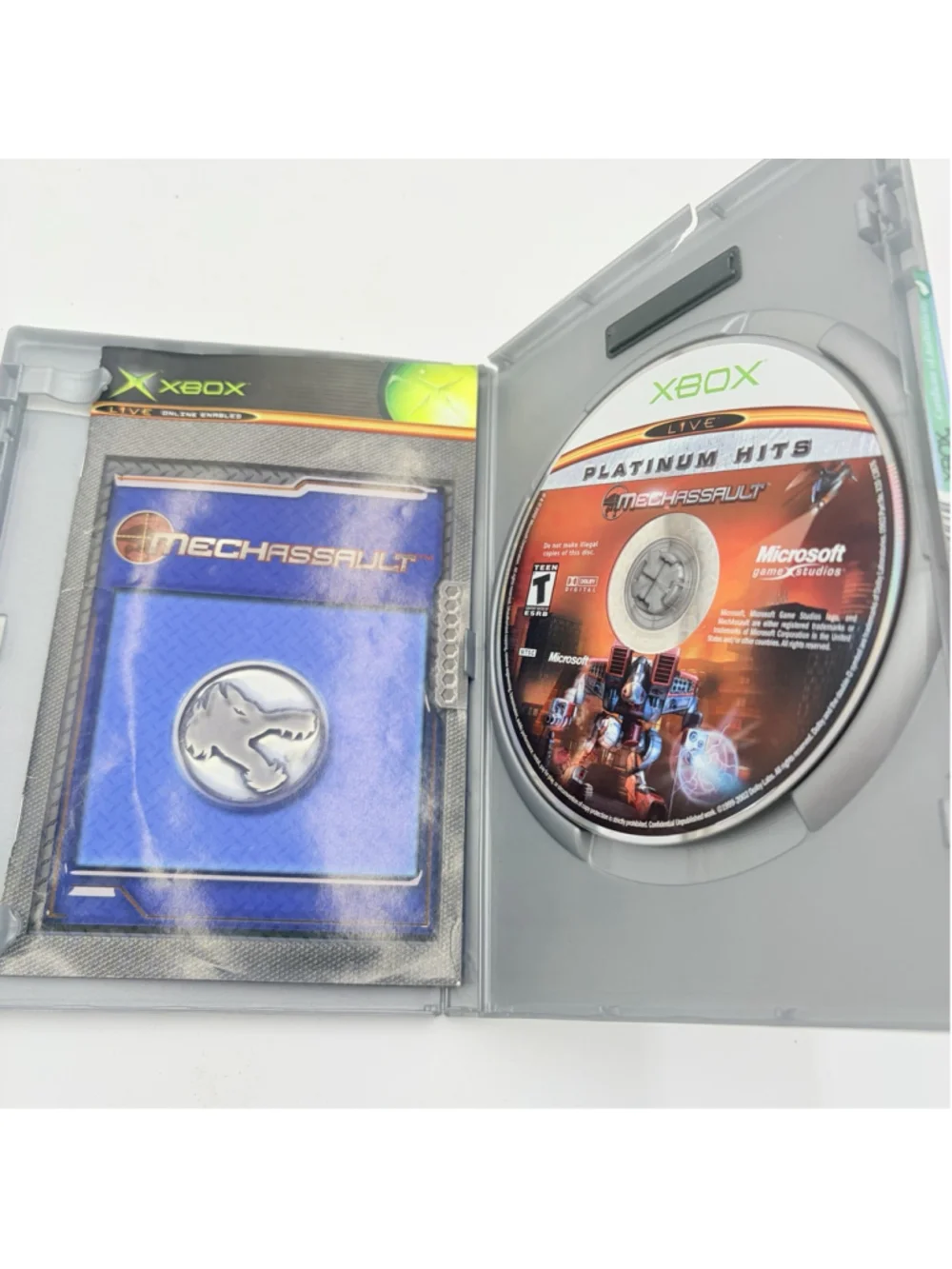 MechAssault Xbox 2002 Original Microsoft Game Tested Authentic Complete